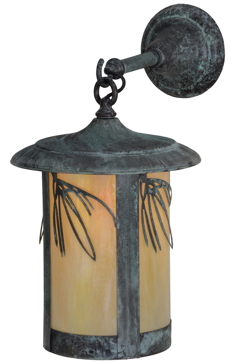 Meyda Tiffany 153602 One Light Wall Sconce, Verdigris
