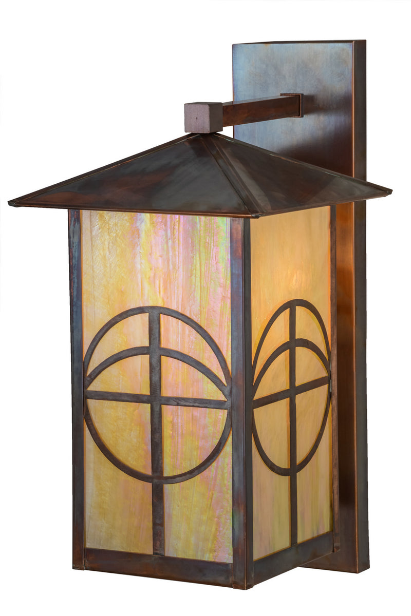 Meyda Tiffany 153624 One Light Wall Sconce, Vintage Copper