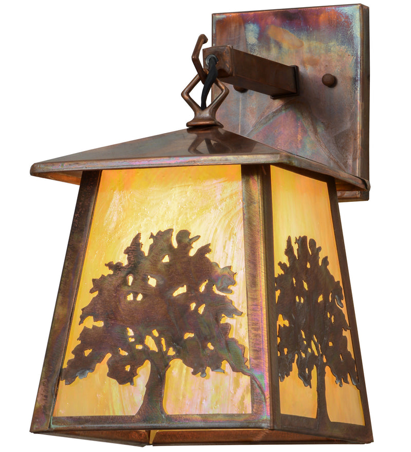 Meyda Tiffany 153776 One Light Wall Sconce, Vintage Copepr