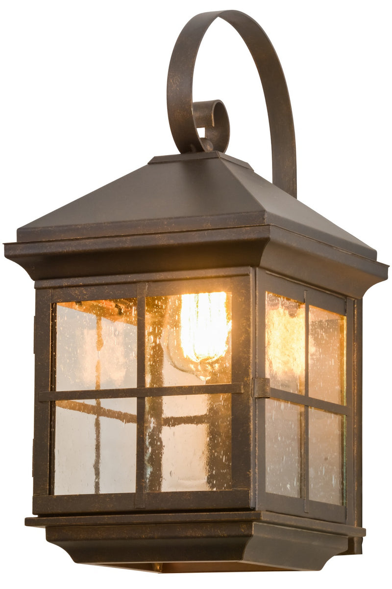 Meyda Tiffany 153912 One Light Wall Sconce, Gilded Tobacco