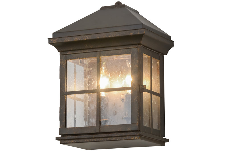 Meyda Tiffany 153913 Two Light Wall Sconce, Gilded Tobacco