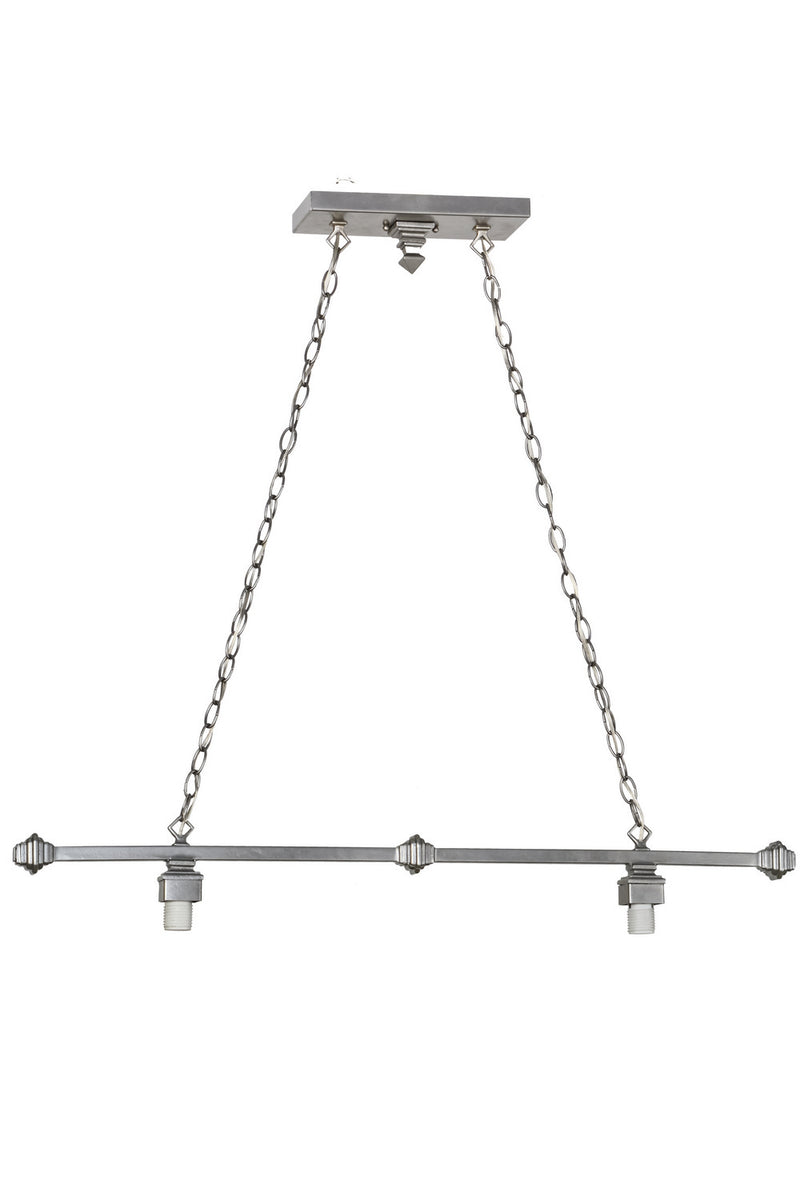 Meyda Tiffany 153979 Two Light Island Pendant Hardware, Nickel