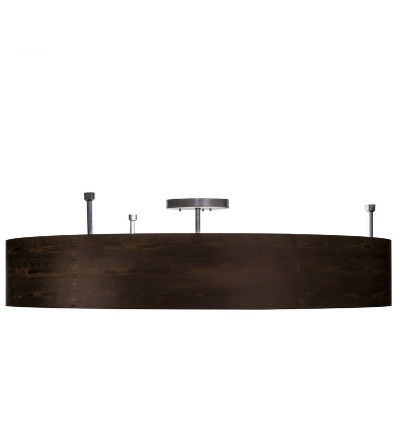 Meyda Tiffany 154000 12 Light Pendant, Mahogany Wood Grain