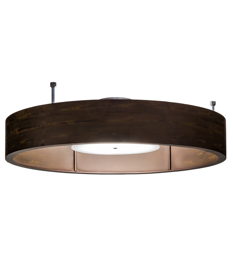 Meyda Tiffany 154000 12 Light Pendant, Mahogany Wood Grain