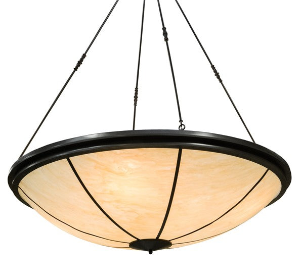 Meyda Tiffany 154078 Eight Light Semi-Flushmount, Timeless Bronze