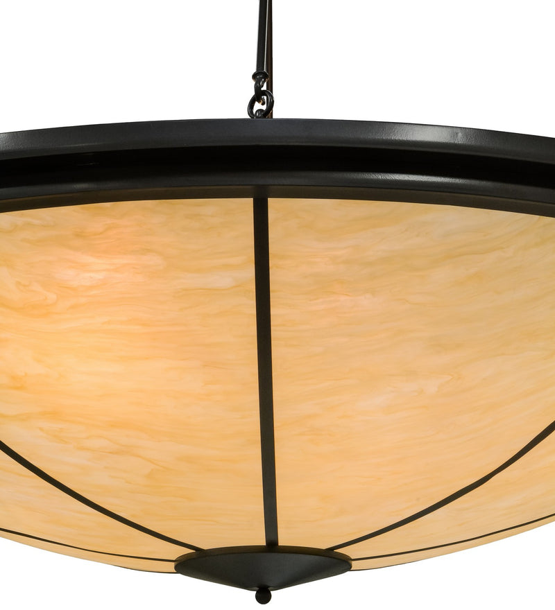 Meyda Tiffany 154078 Eight Light Semi-Flushmount, Timeless Bronze