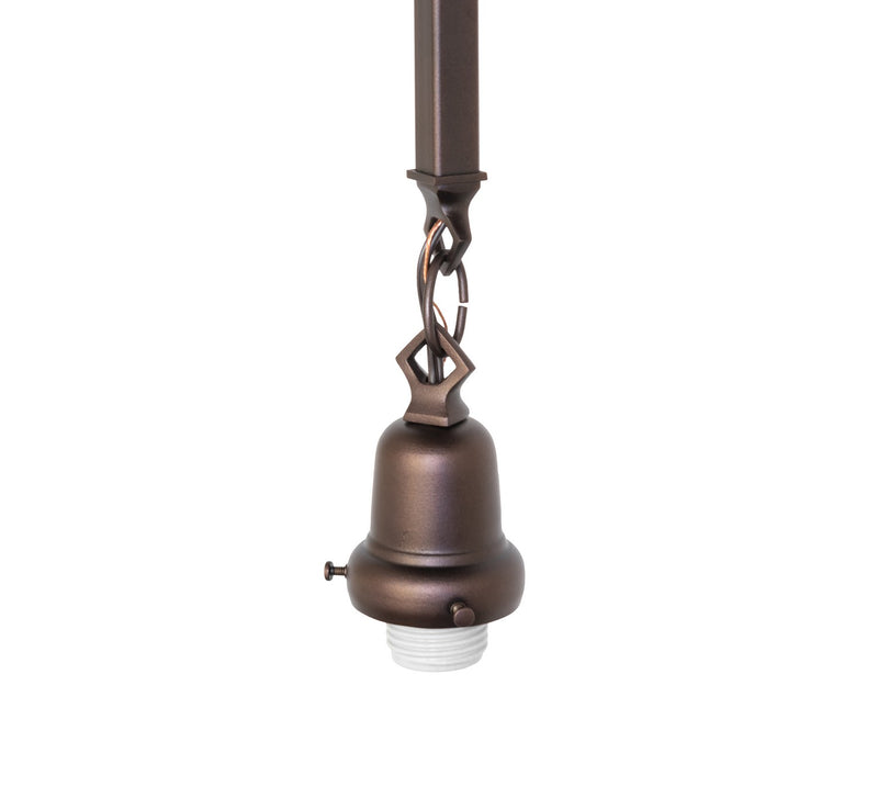 Meyda Tiffany 154231 One Light Pendant Hardware, Mahogany Bronze