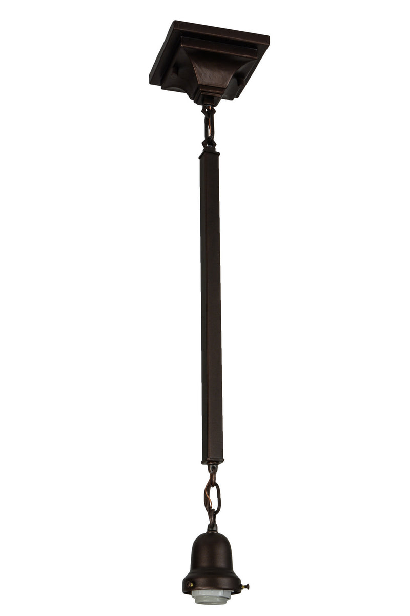 Meyda Tiffany 154231 One Light Pendant Hardware, Mahogany Bronze