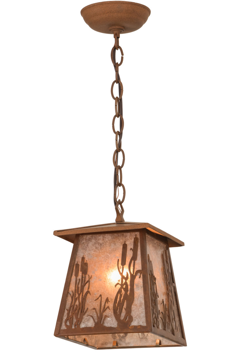Meyda Tiffany 154309 One Light Pendant, Rust