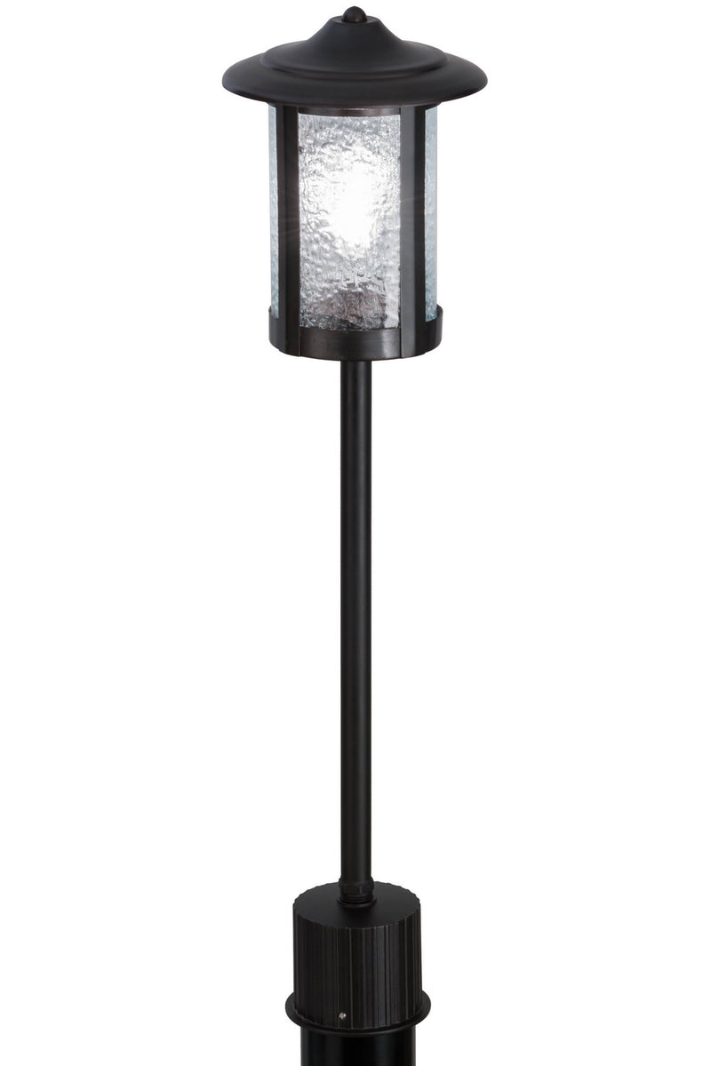 Meyda Tiffany 154343 One Light Landscape Fixture, Craftsman Brown
