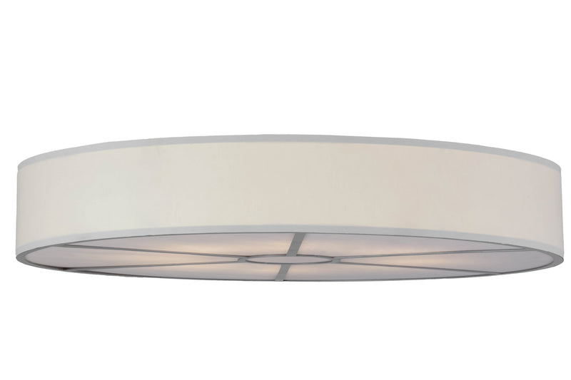 Meyda Tiffany 154566 Eight Light Flushmount, Nickel