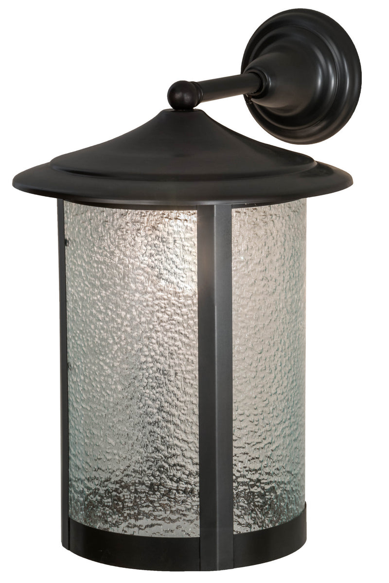 Meyda Tiffany 154578 One Light Wall Sconce, Craftsman Brown