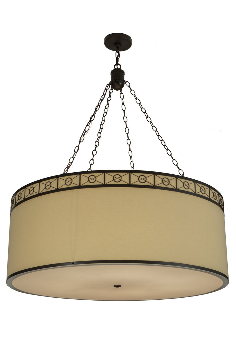 Meyda Tiffany 154651 Eight Light Pendant, Timeless Bronze