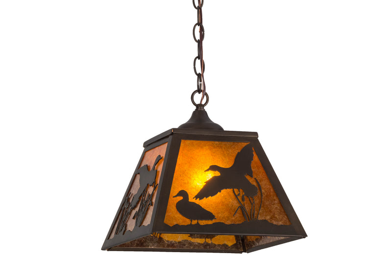 Meyda Tiffany 154749 One Light Pendant, Antique Copper
