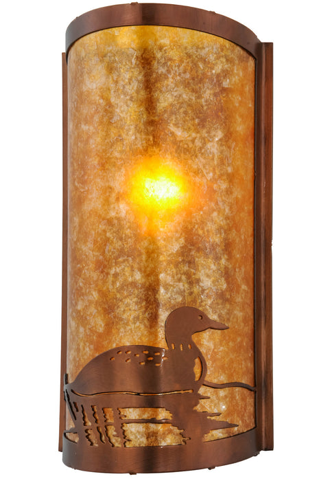 Meyda Tiffany 154908 One Light Wall Sconce, Vintage Copper