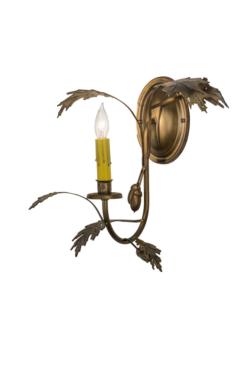 Meyda Tiffany 155013 One Light Wall Sconce, Burnished Antique Copper