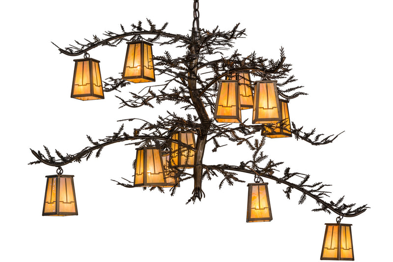Meyda Tiffany 155019 12 Light Chandelier, Antique Copper