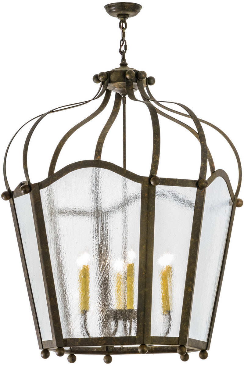Meyda Tiffany 155140 Six Light Pendant, Organic Rust