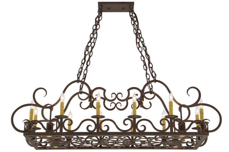 Meyda Tiffany 155204 16 Light Pendant, Gilded Tobacco