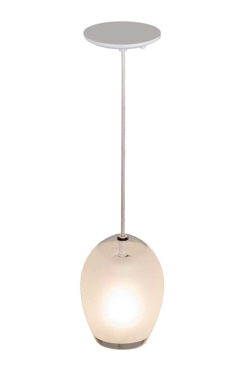 Meyda Tiffany 155249 One Light Pendant, White