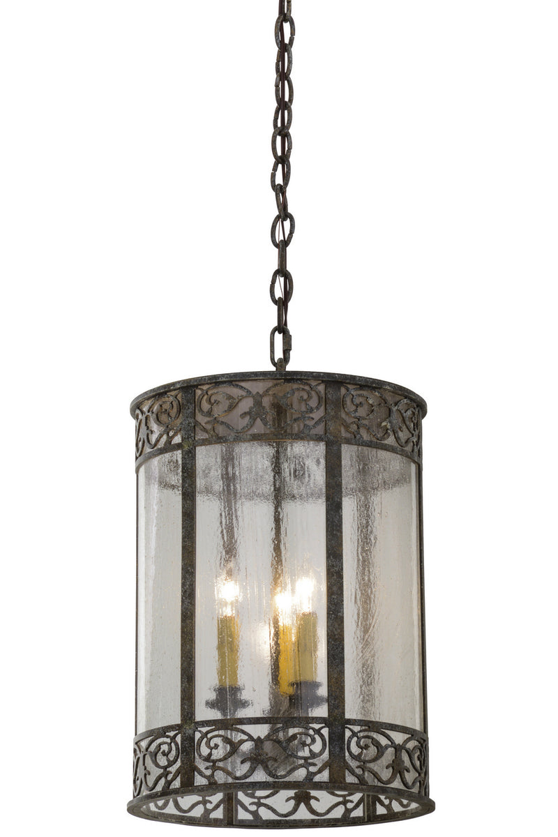 Meyda Tiffany 155290 Three Light Pendant, Ash