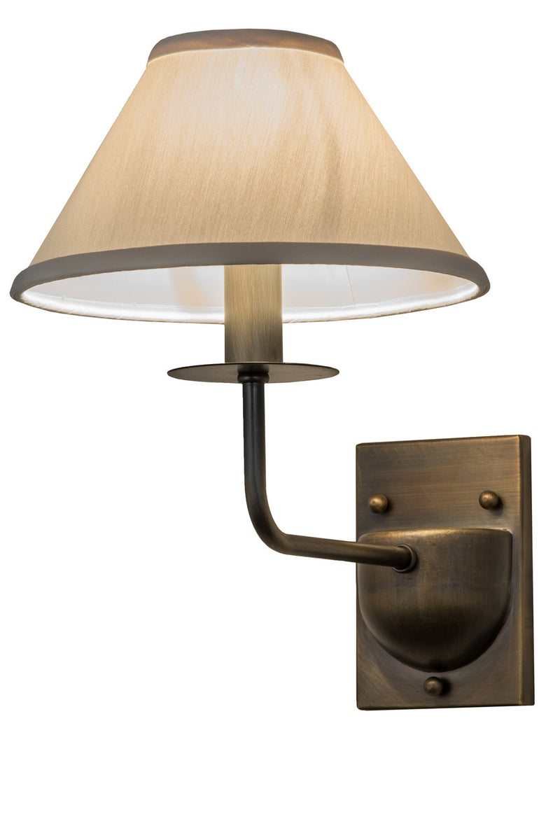 Meyda Tiffany 155481 One Light Wall Sconce, Antique Brass