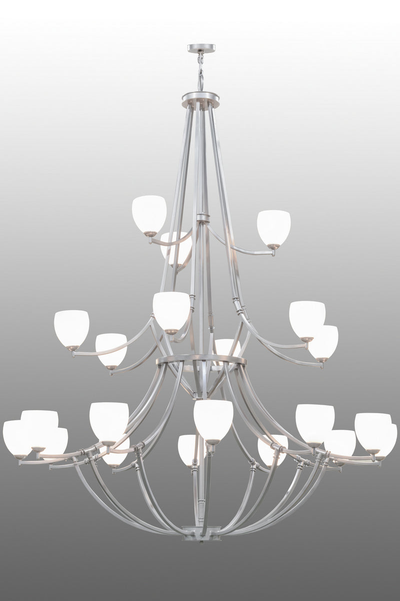 Meyda Tiffany 156064 21 Light Chandelier, Nickel