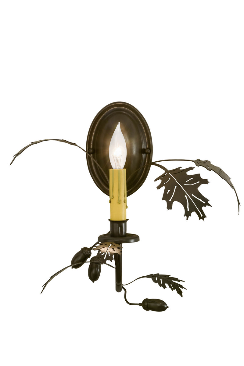 Meyda Tiffany 156118 One Light Wall Sconce, Timeless Bronze