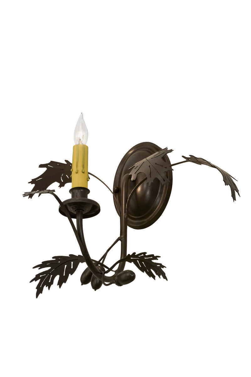 Meyda Tiffany 156118 One Light Wall Sconce, Timeless Bronze