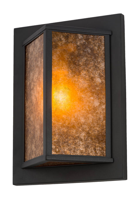 Meyda Tiffany 156359 One Light Wall Sconce, Wrought Iron