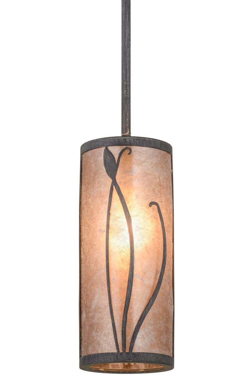 Meyda Tiffany 156371 One Light Mini Pendant, Antique Iron Gate