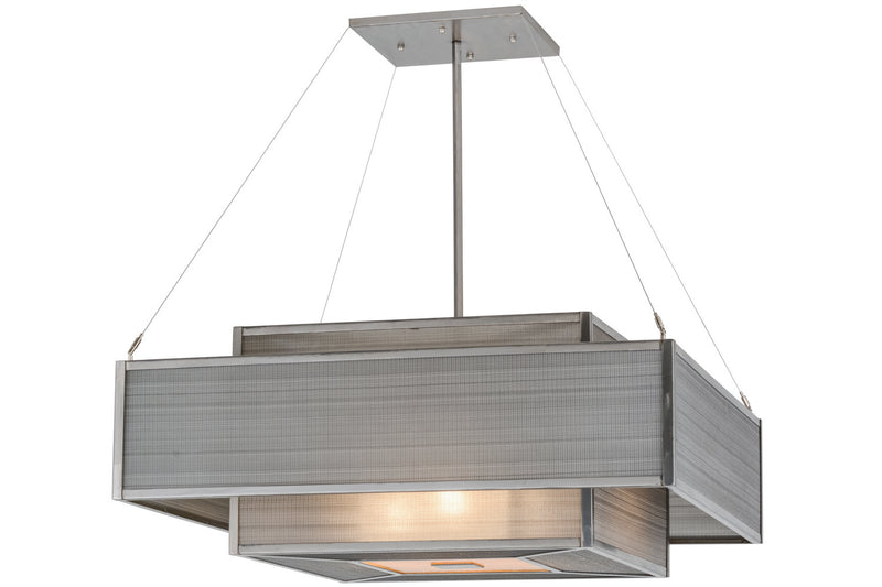 Meyda Tiffany 156440 Four Light Pendant, Steel