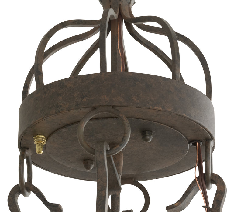 Meyda Tiffany 156471 Five Light Chandelier, Coffee Bean