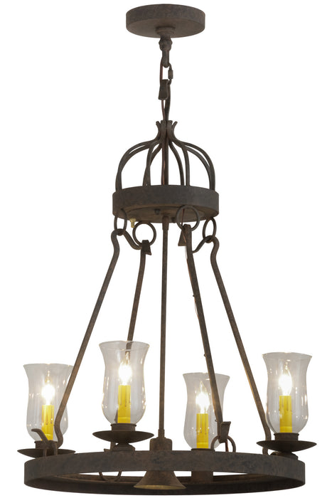 Meyda Tiffany 156471 Five Light Chandelier, Coffee Bean