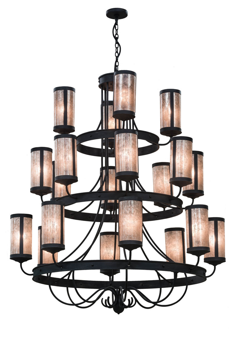 Meyda Tiffany 156557 20 Light Chandelier, Costello Black