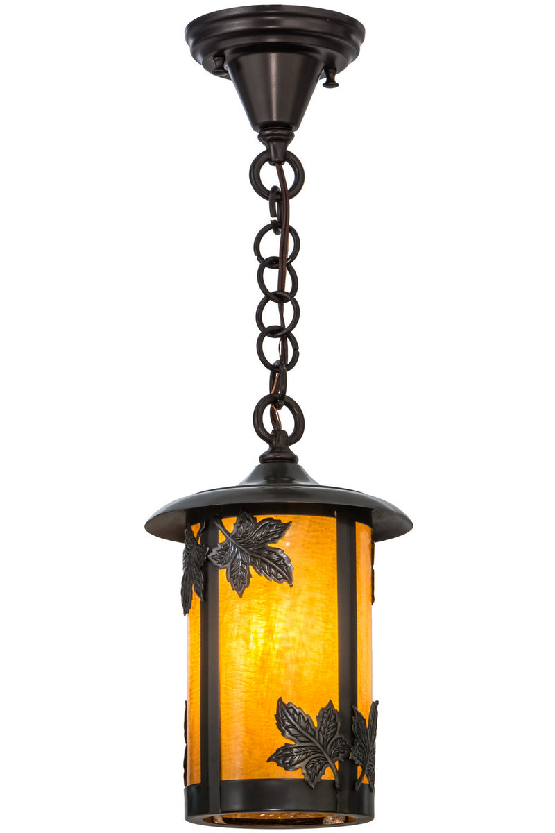 Meyda Tiffany 156653 One Light Pendant, Craftsman Brown
