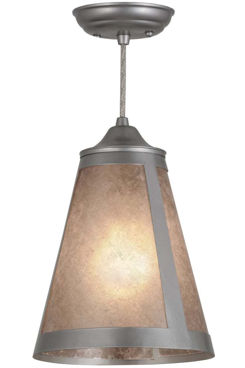 Meyda Tiffany 156684 One Light Mini Pendant, Nickel