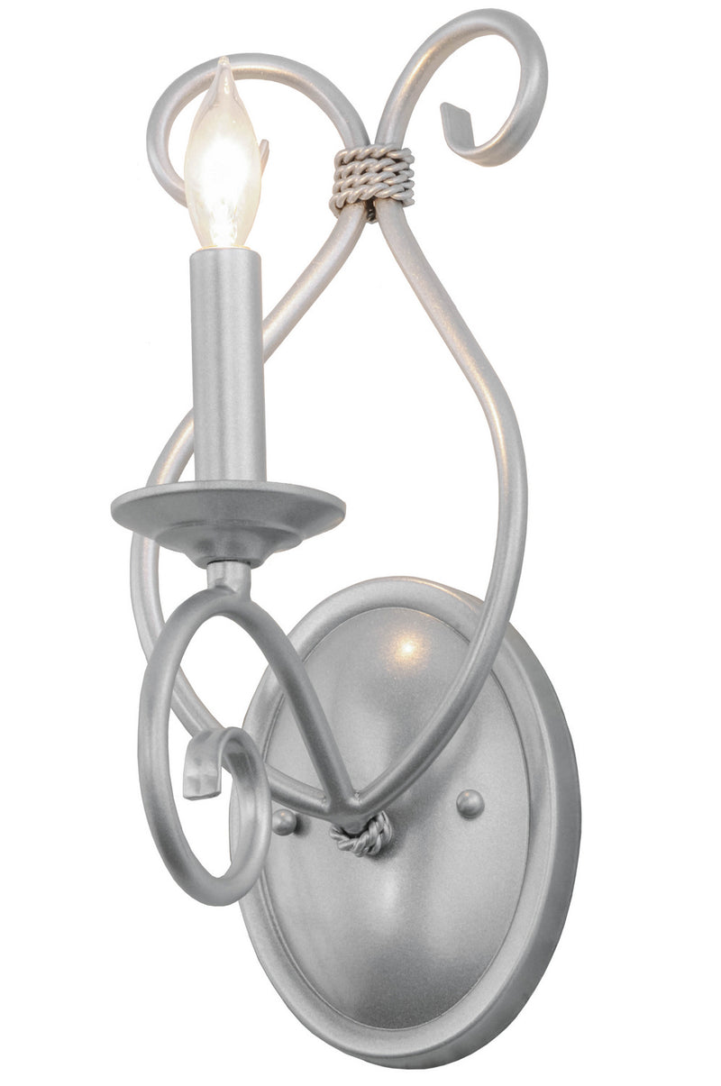 Meyda Tiffany 156754 One Light Wall Sconce, Pewter