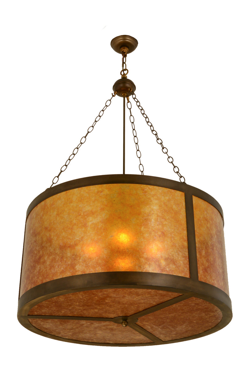 Meyda Tiffany 156999 Four Light Inverted Pendant, Antique Copper