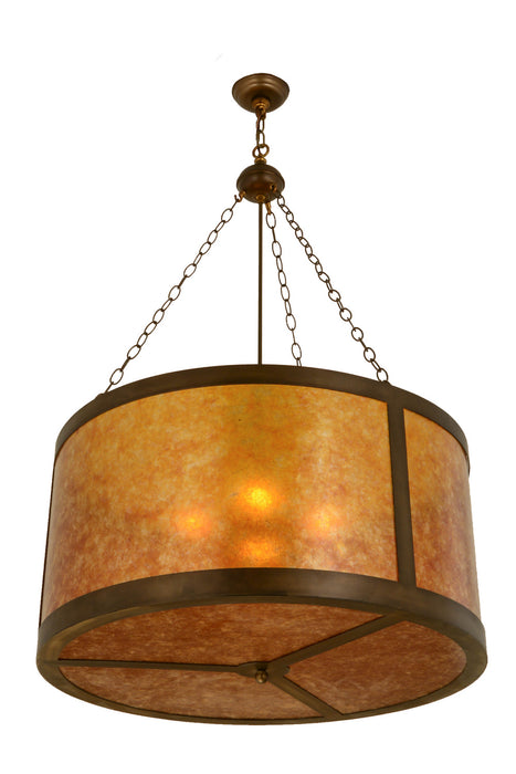 Meyda Tiffany 156999 Four Light Inverted Pendant, Antique Copper