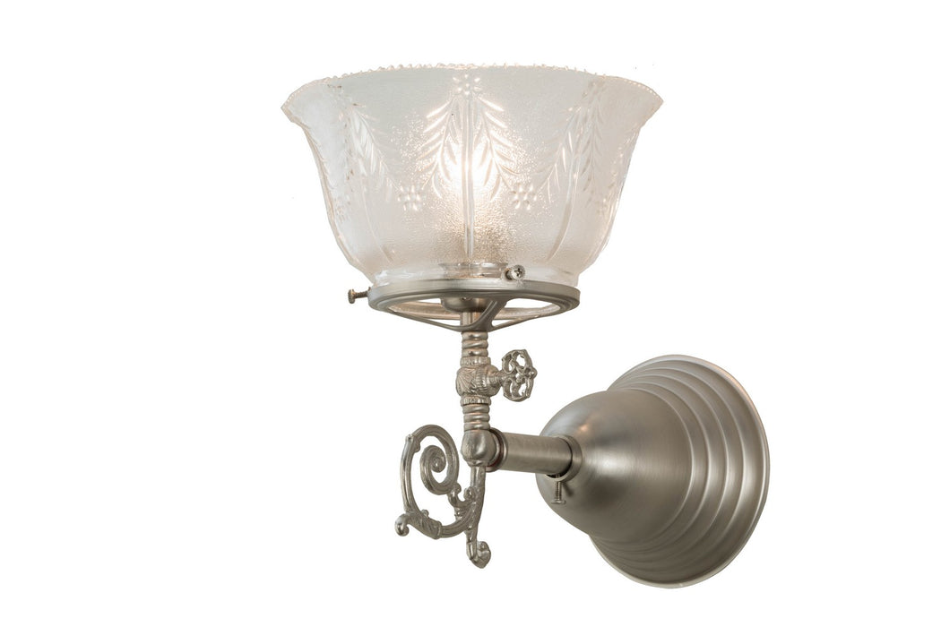 Meyda Tiffany 157268 One Light Wall Sconce, Brushed Nickel