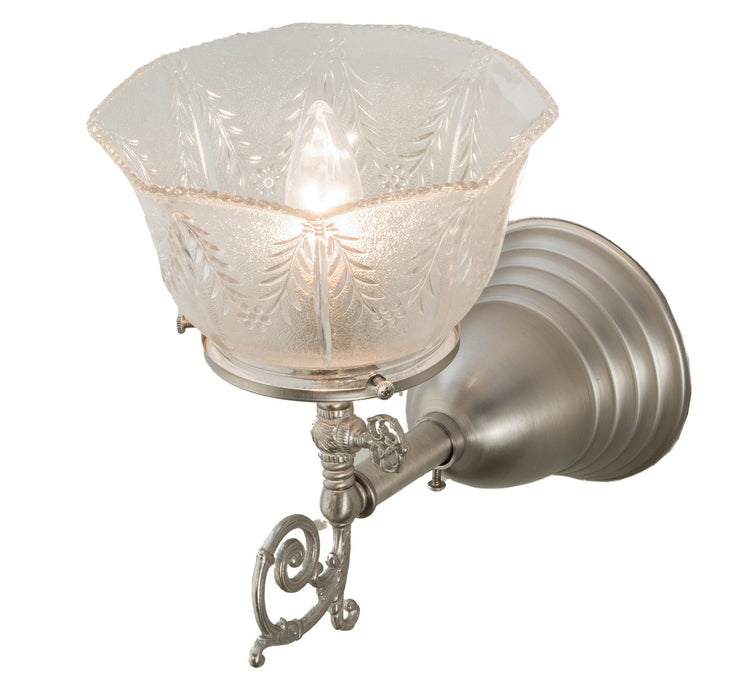Meyda Tiffany 157268 One Light Wall Sconce, Brushed Nickel