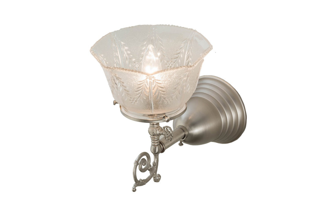 Meyda Tiffany 157268 One Light Wall Sconce, Brushed Nickel