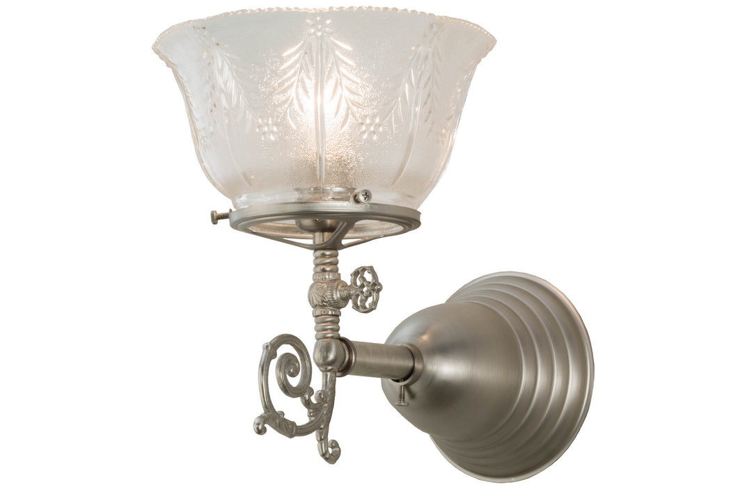 Meyda Tiffany 157268 One Light Wall Sconce, Brushed Nickel