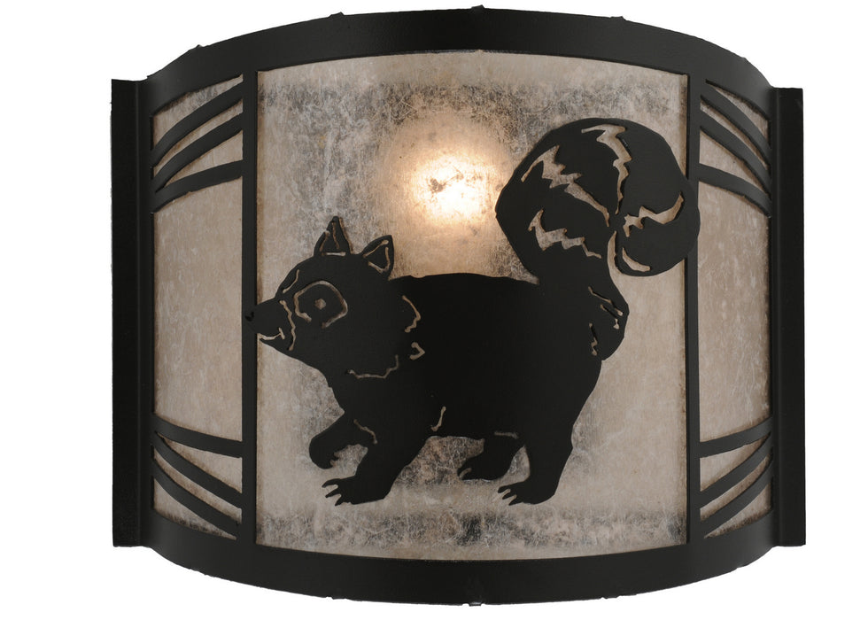 Meyda Tiffany 157300 One Light Wall Sconce, Textured Black