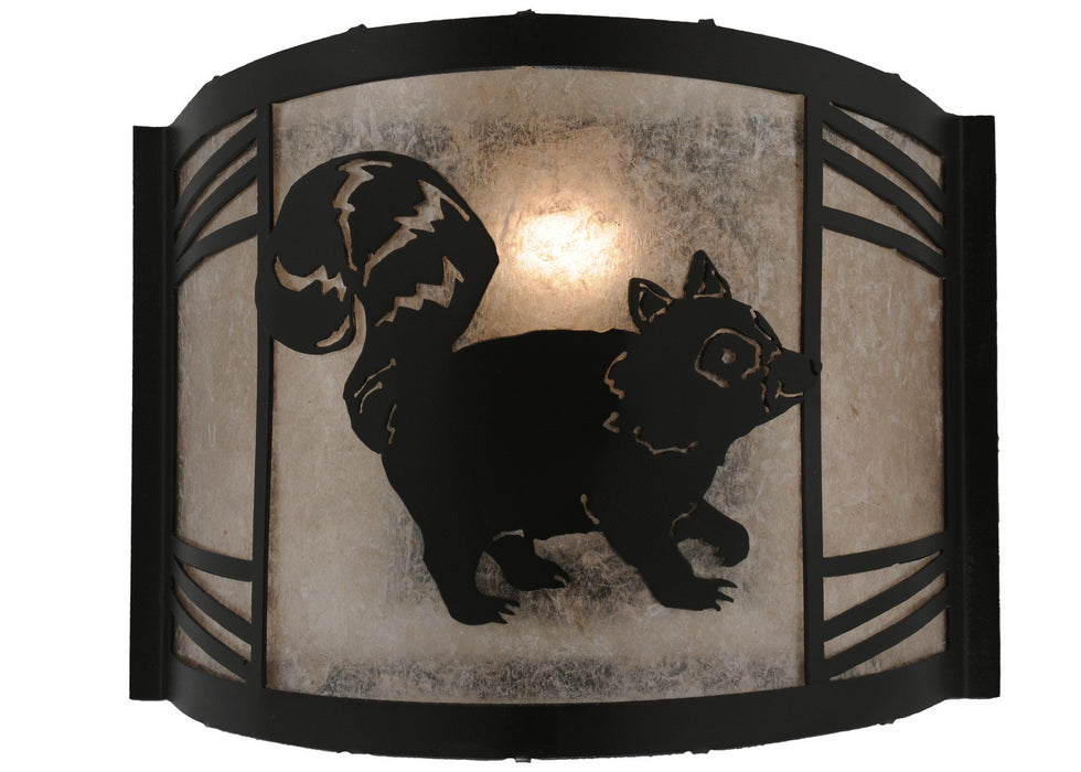 Meyda Tiffany 157301 One Light Wall Sconce, Textured Black