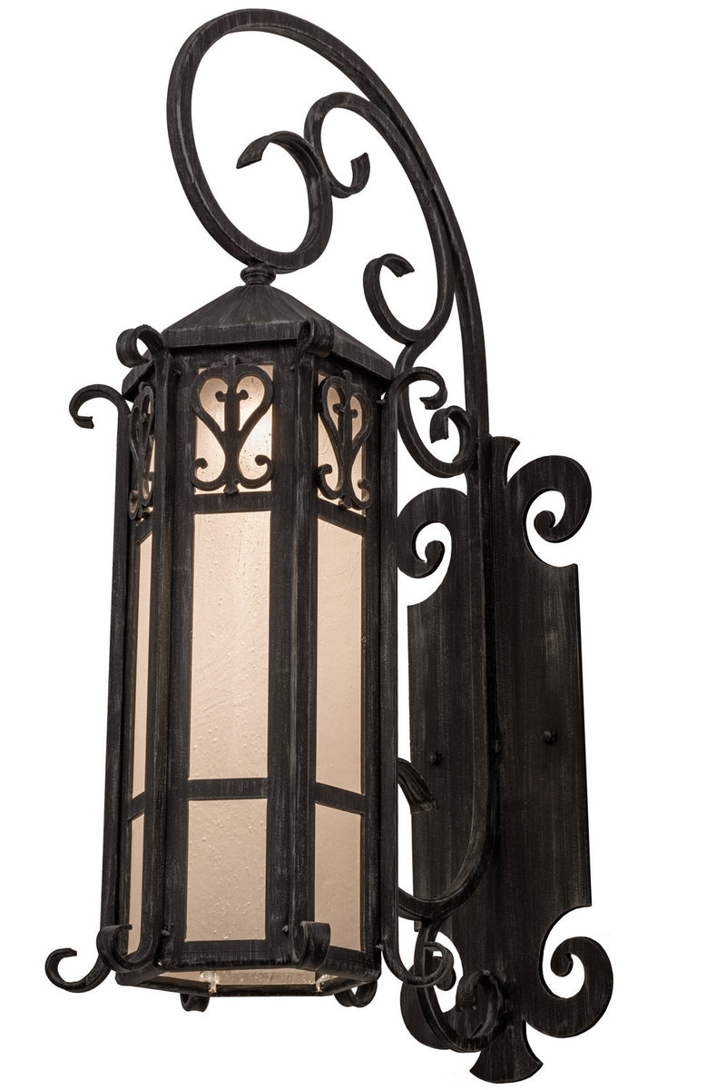 Meyda Tiffany 157311 One Light Wall Sconce, Antique Iron Gate