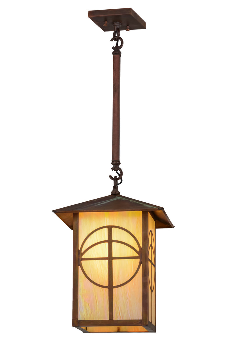 Meyda Tiffany 157408 One Light Pendant, Vintage Copper