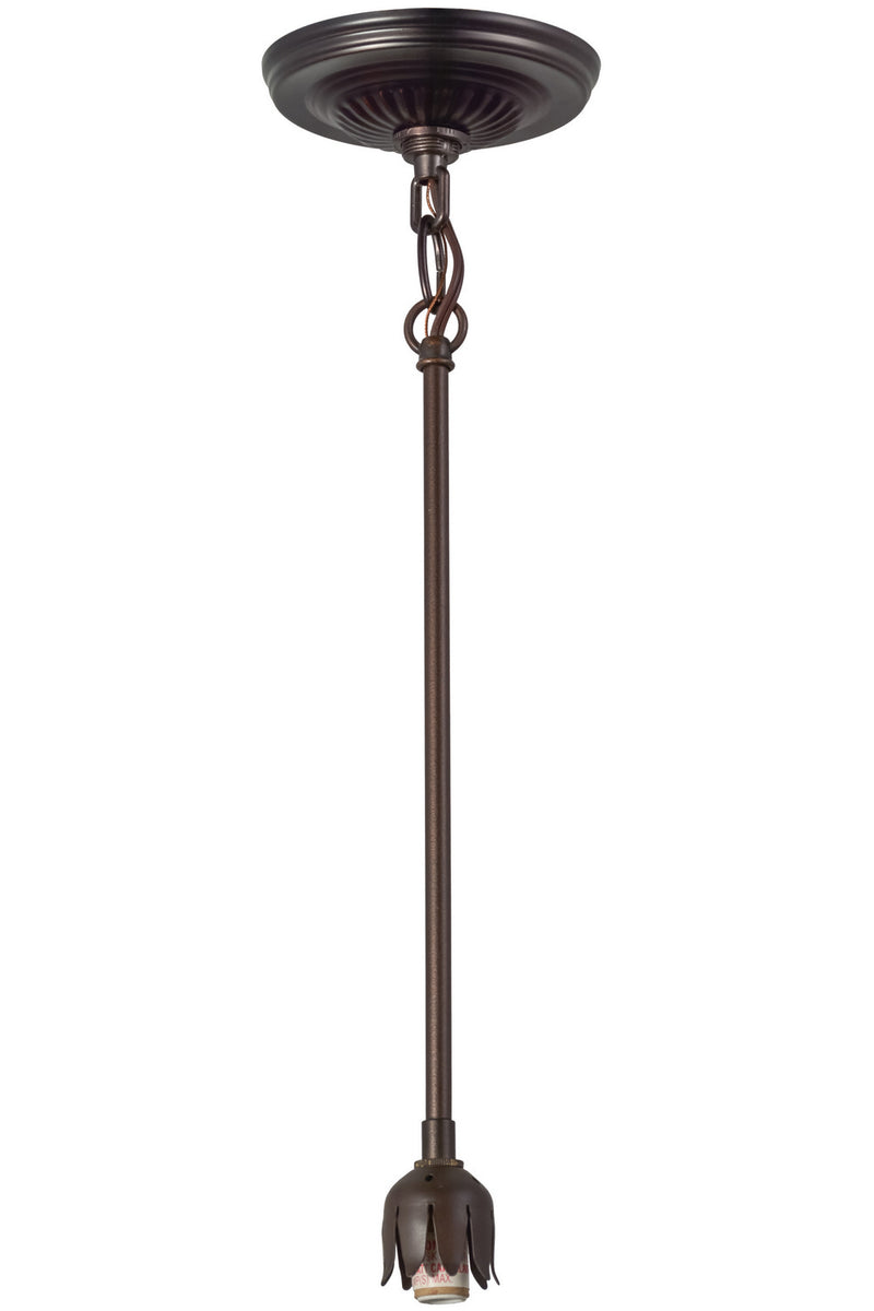 Meyda Tiffany 157418 One Light Pendant Hardware, Mahogany Bronze