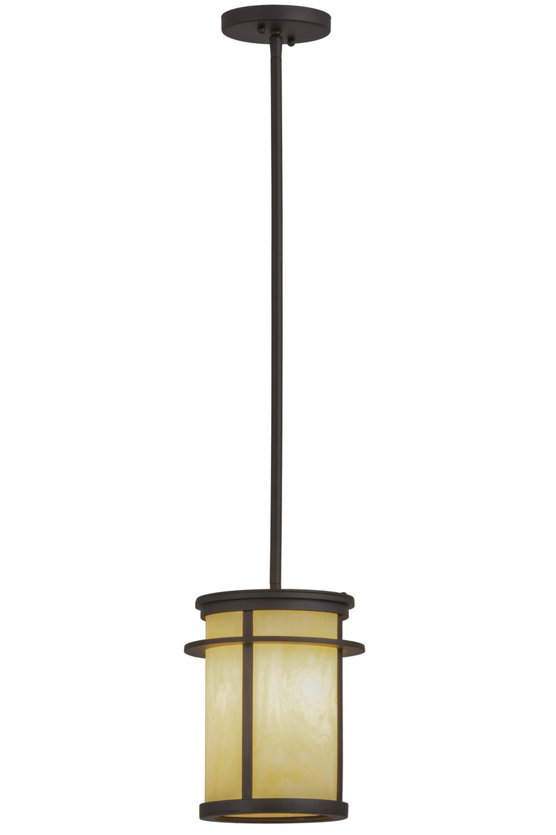 Meyda Tiffany 157520 One Light Mini Pendant, Oil Rubbed Bronze